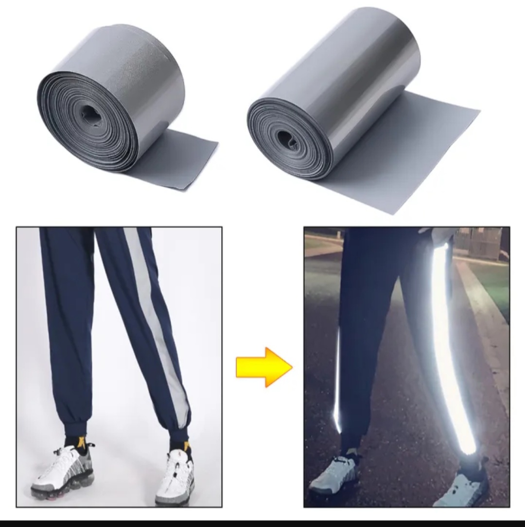 Vải phản quang màu xám 100cm*100cm