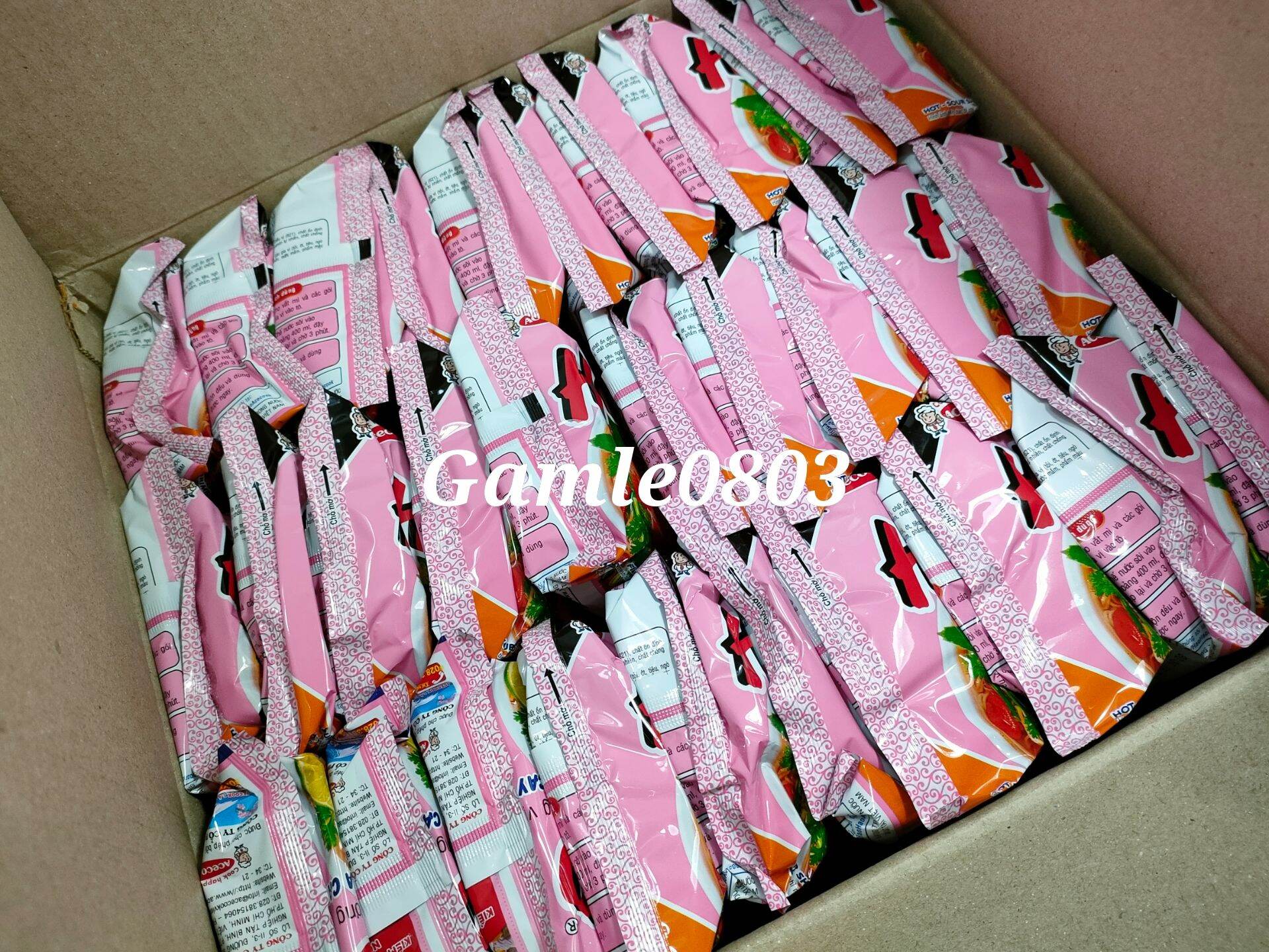 Hảo hảo tôm chua cay 1 thùng 30gói.