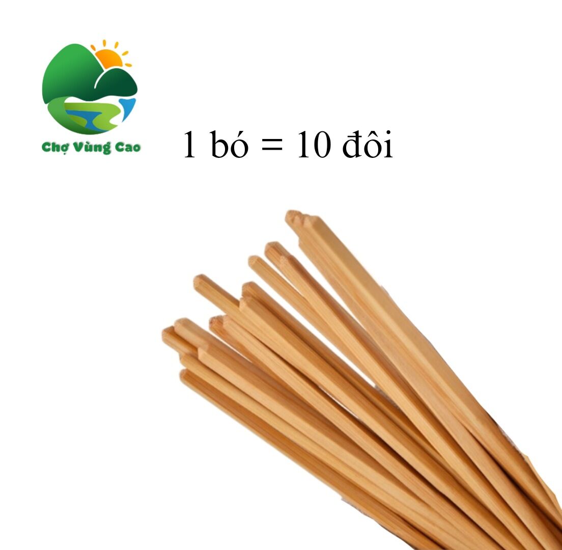 10 đôi đũa tre vót tay thủ công
