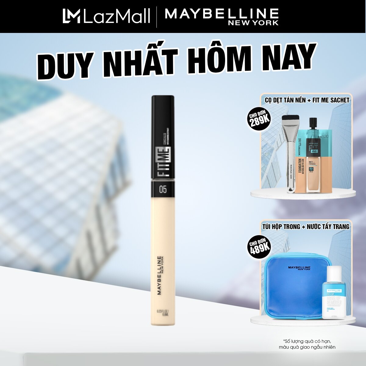 Kem Che Khuyết Điểm Mịn Lì Tiệp Mọi Tông Da Fit Me Concealer Maybelline New York 6.8ml