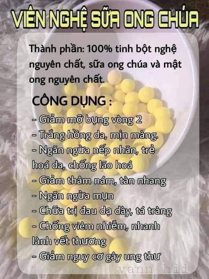 viên nghệ sữa ong chúa