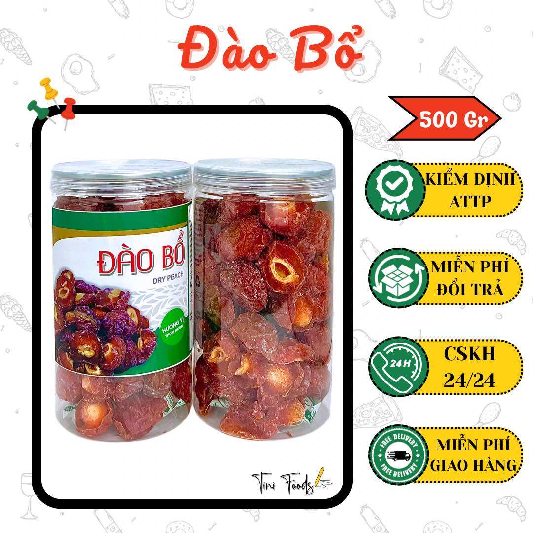 500g ô mai xí muội đào nâu bổ đôi sấy dẻo chua ngọt siêu ngon