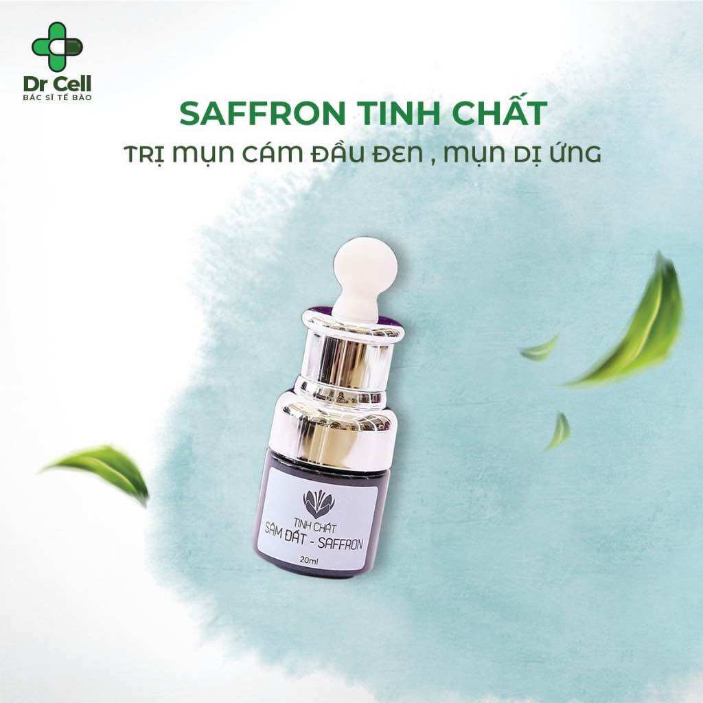 Tinh Chất Sâm Đất Saffron Dr Cell Sạch Mụn Đầu Đen, Mụn Cám 20ml