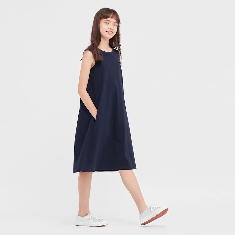 Váy suông Uniqlo Kids ( váy suông trẻ em)