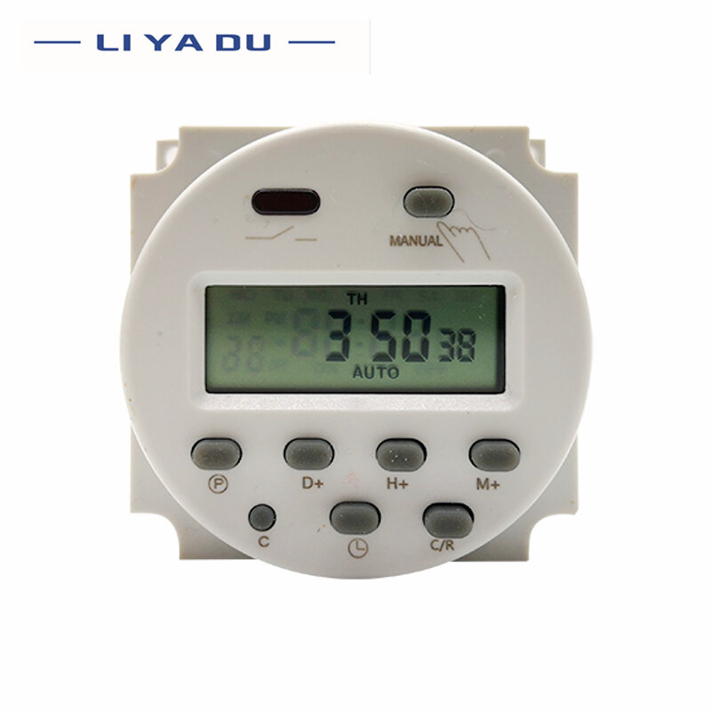 CN101A Micro Chu Kỳ Thời Gian Điều Khiển Hẹn Giờ Điều Khiển 12V/24V/110V/220V Đơn & Đôi Đếm Ngược 16A Phút Điều Khiển Cho Sử Dụng Đa Năng