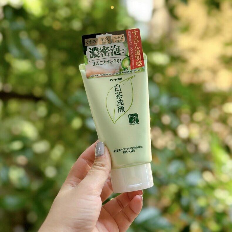 Sữa Rửa Mặt Trà Xanh Rohto Nhật Bản Shirochasou Green Tea Foam 120g