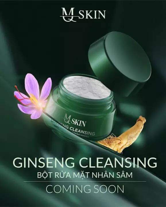 Bôt rưa măt nhân sâm mqskin 100g ( mới)