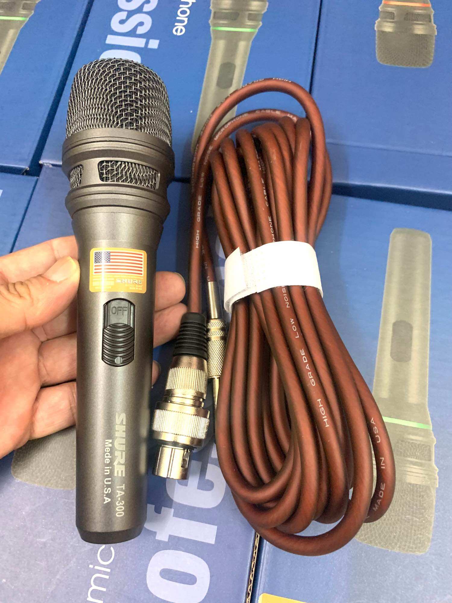 Mic karaoke Shure Ta 300 / Made in USA, hàng chính hãng chất âm hay