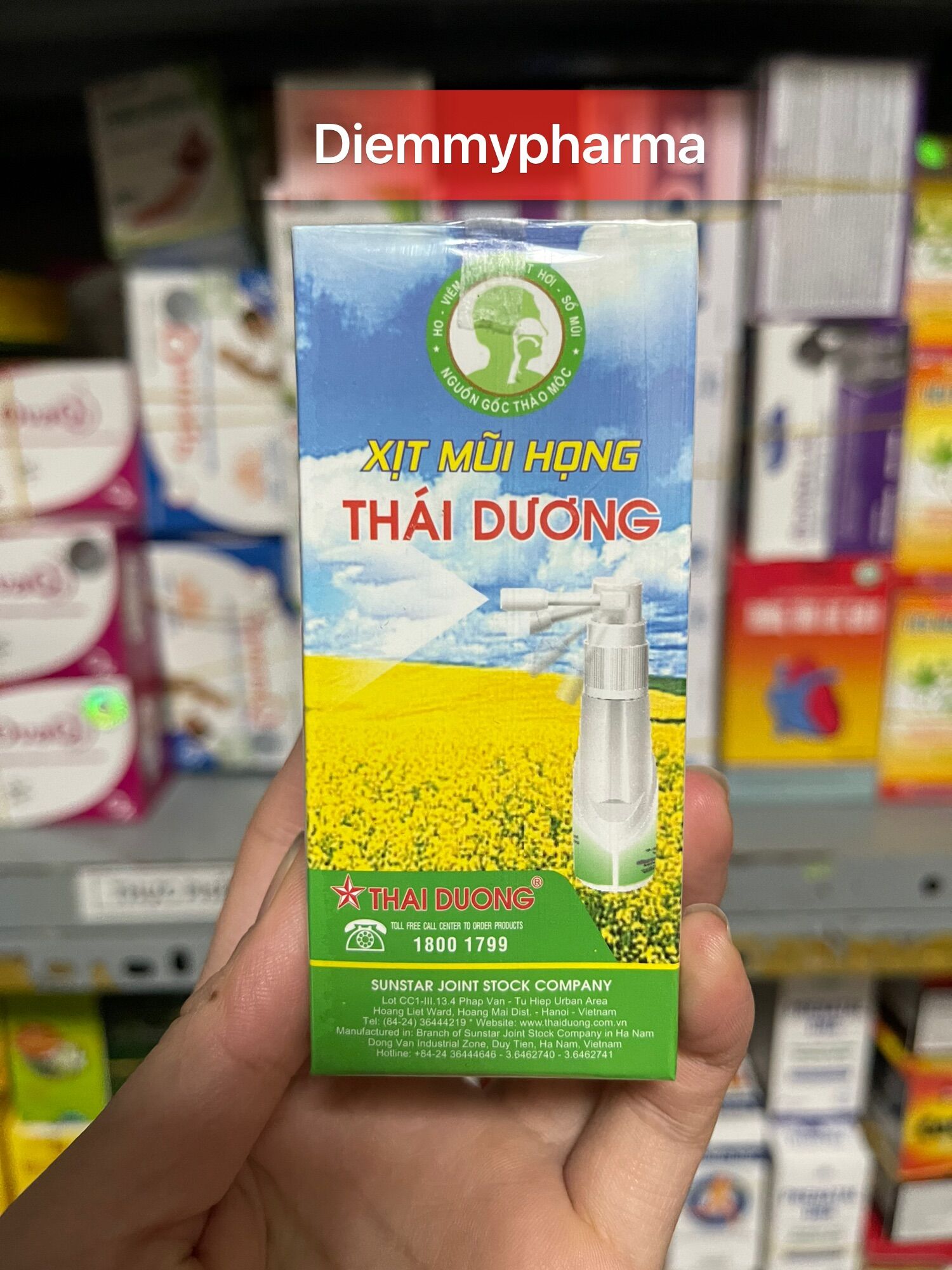 Xịt mũi họng thái dương