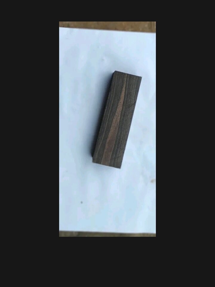 Phôi gỗ mun làm cán dao cao cấp(15x4x3cm)