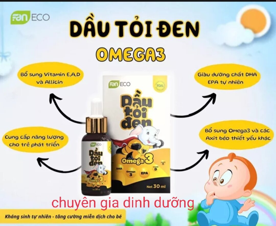 Dầu tỏi đen omega 3 tăng cường đề kháng