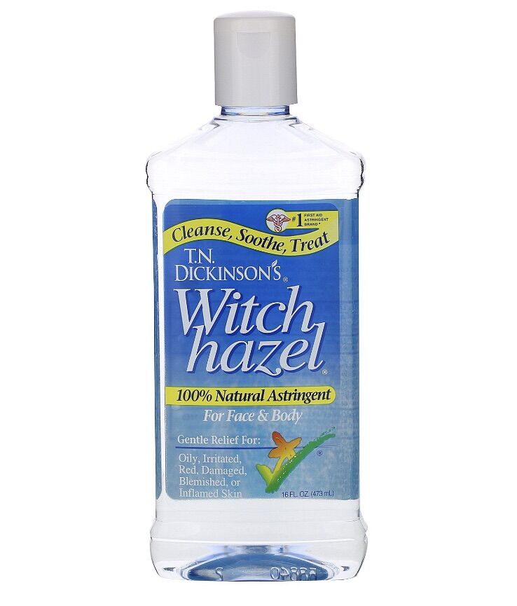 Dickinson's, nước cân bằng kiềm dầu chiết xuất 100% tự nhiên witch hazel toner 473m