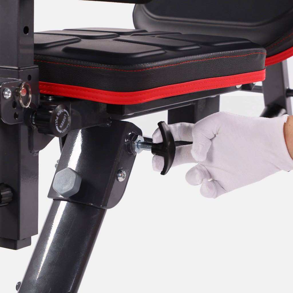 Ghế tập tạ đa năng, có đá chân 187N ( bảo hành 12 tháng)