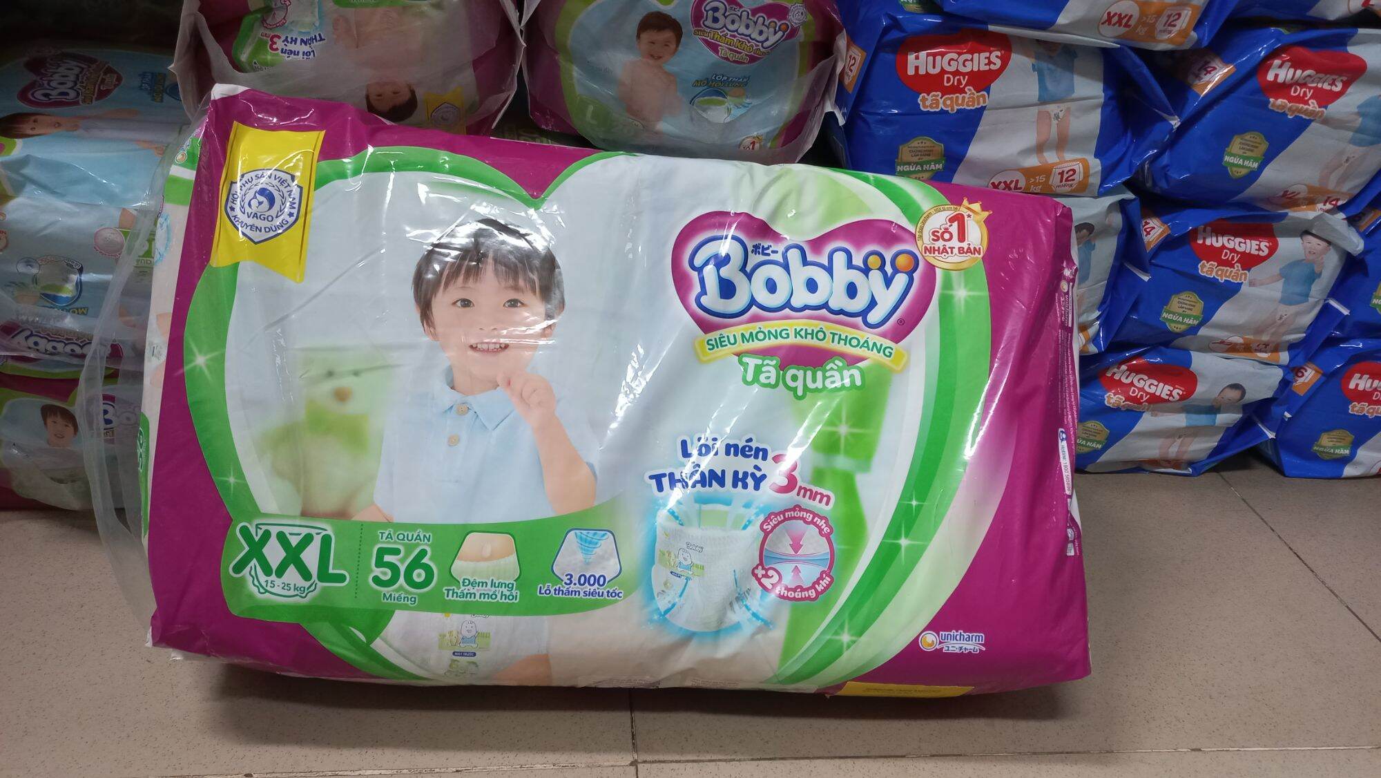 Tã Quần Bobby size S M L XL 2XL 3XL