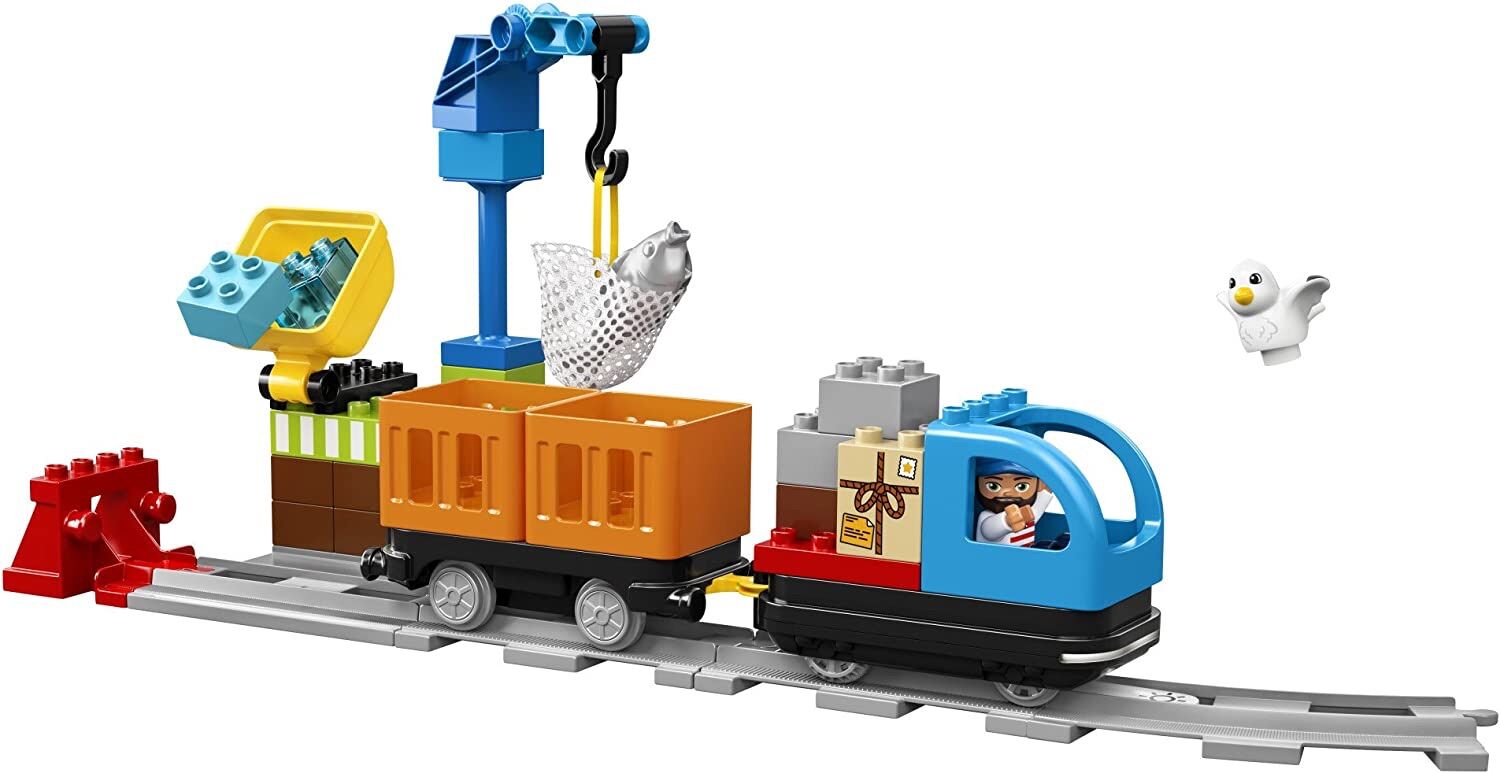 [HAPPY BRICKS] LEGO  DUPLO - 10875 - XE LỬA VẬN TẢI - CARGO TRAIN