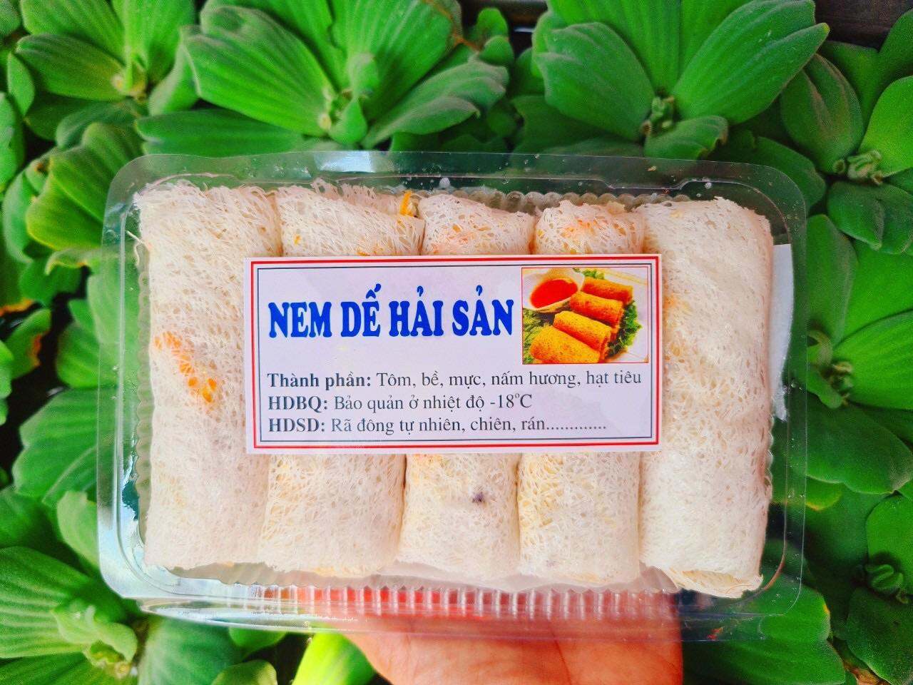 Chả giò rế hộp 24 cuộn 500gr