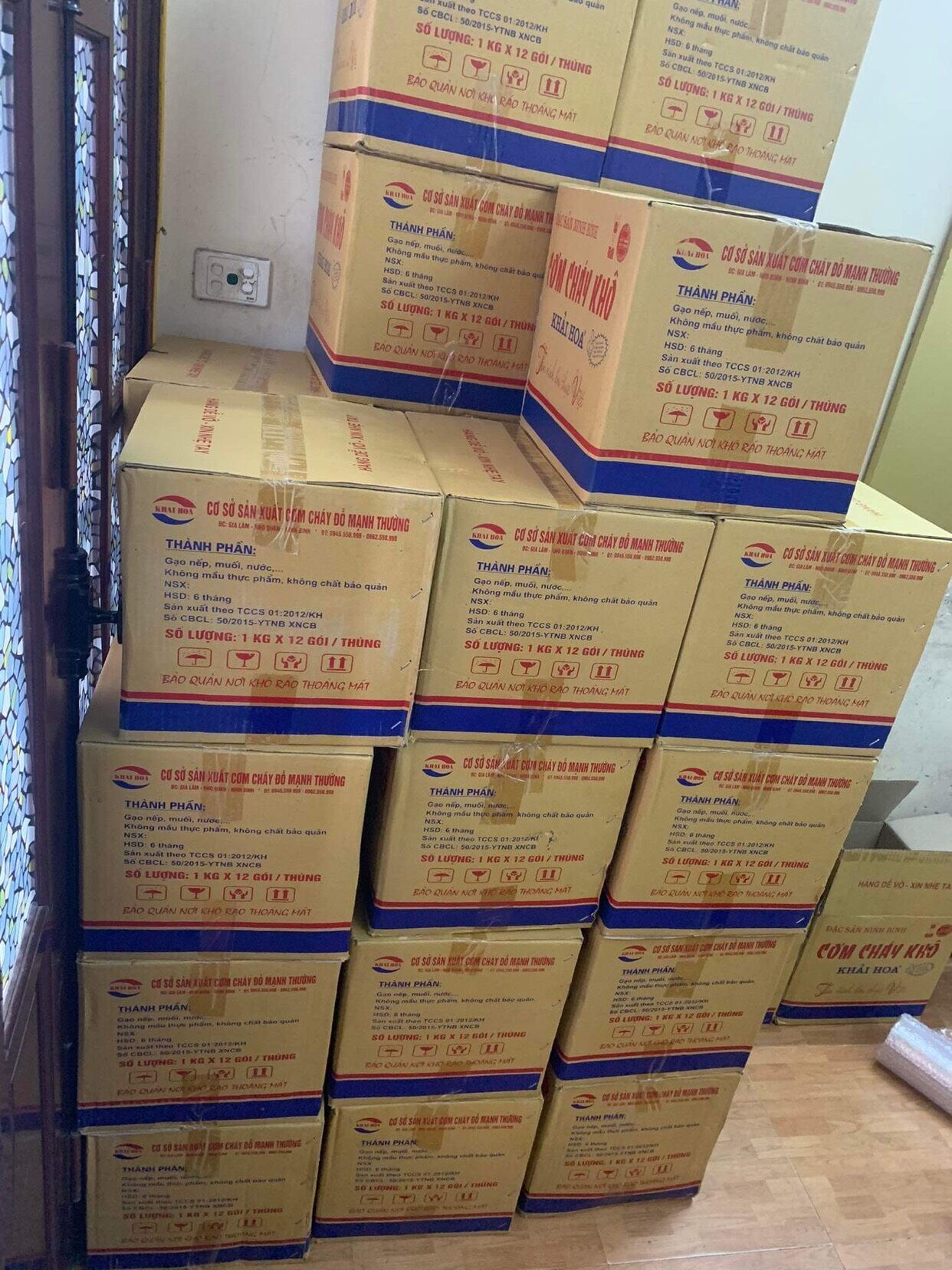 Combo sỉ 1 thùng 6kg Cơm cháy chưa chiên 390k