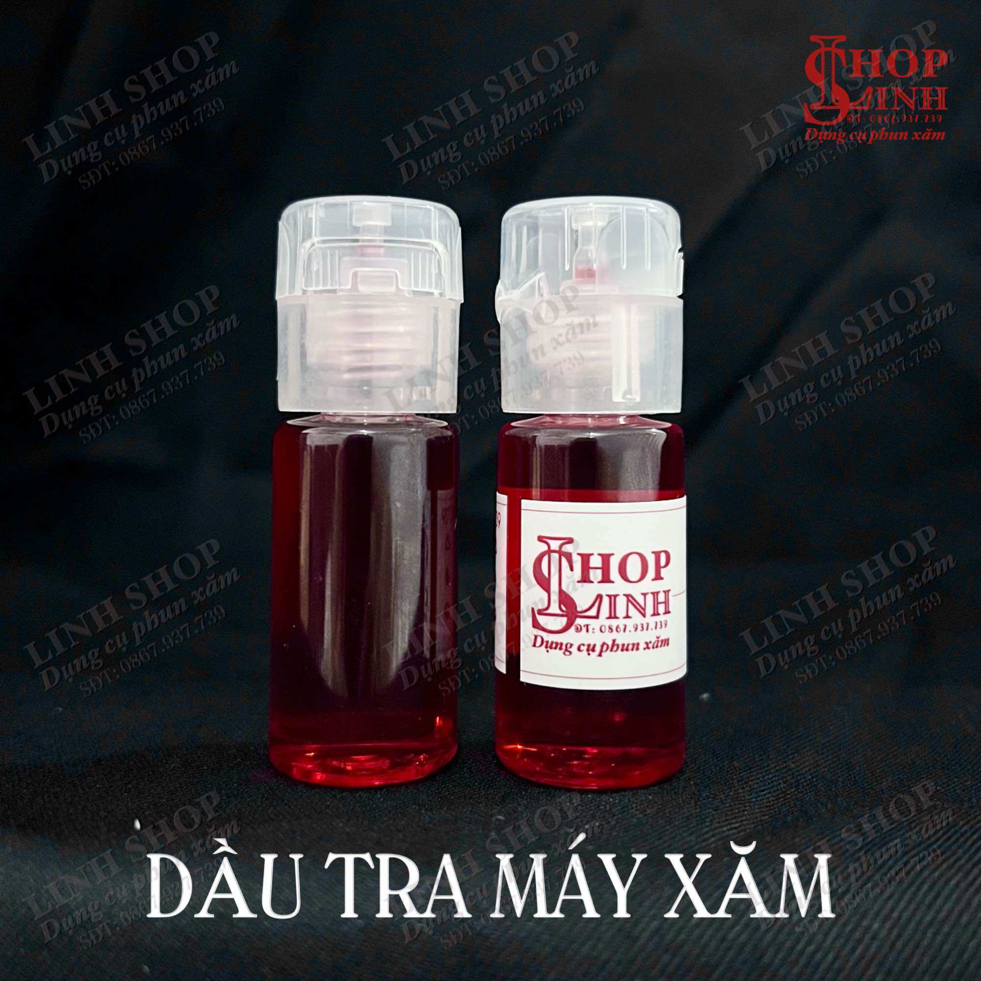 Dầu tra máy phun xăm chuyên dụng dầu tra máy 12ml linh shop...