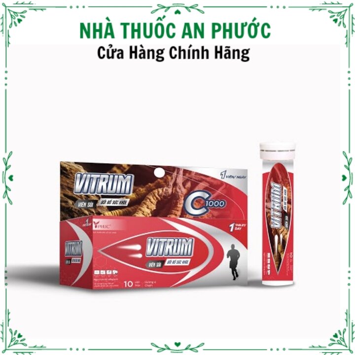 Viên uống vitrum c1000 tăng sức đề kháng 10 viên