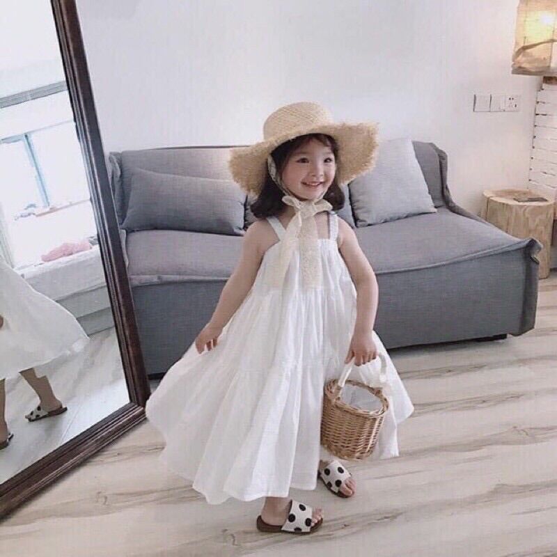 Váy Maxi tầng xoè cho bé gái