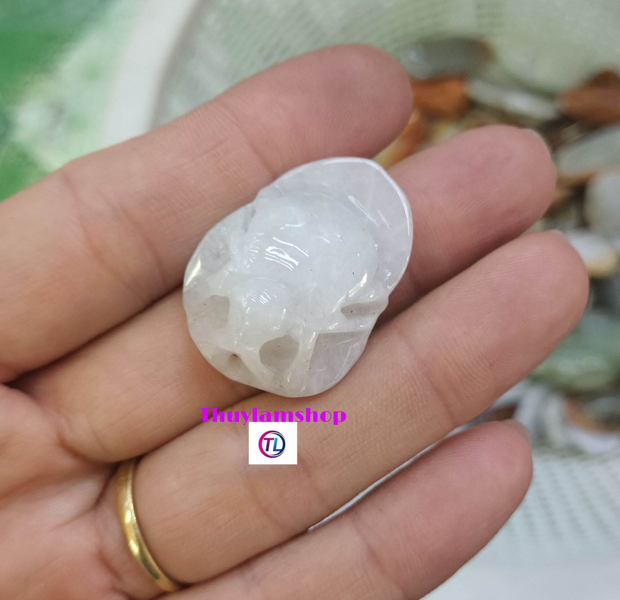 Nhện đá cẩm thạch phong thủy thiên nhiên may mắn