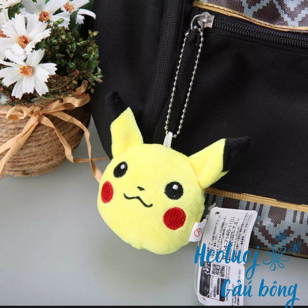 móc khoá thú bông pikachu mini