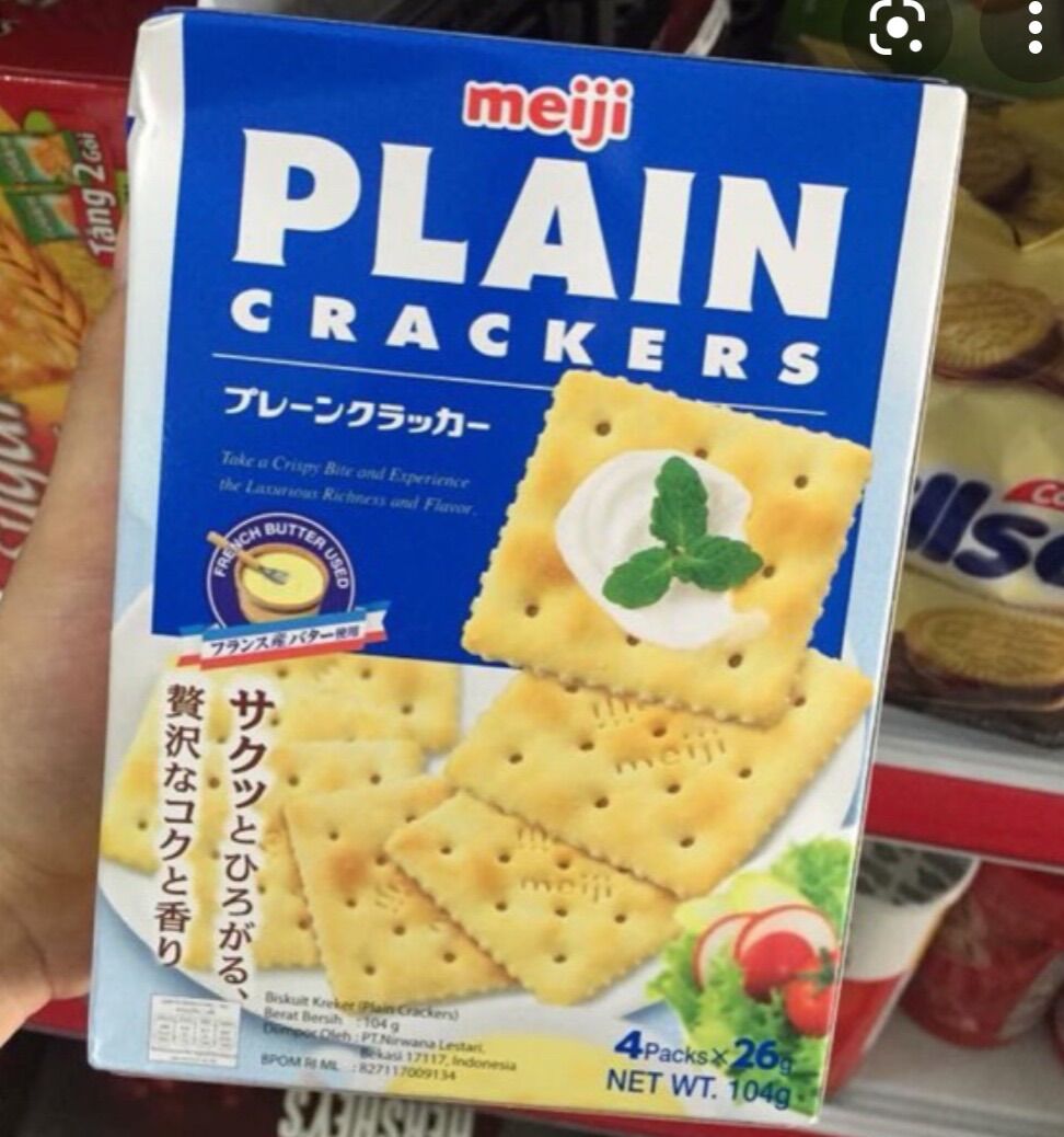 Bánh Meiji plain 104g