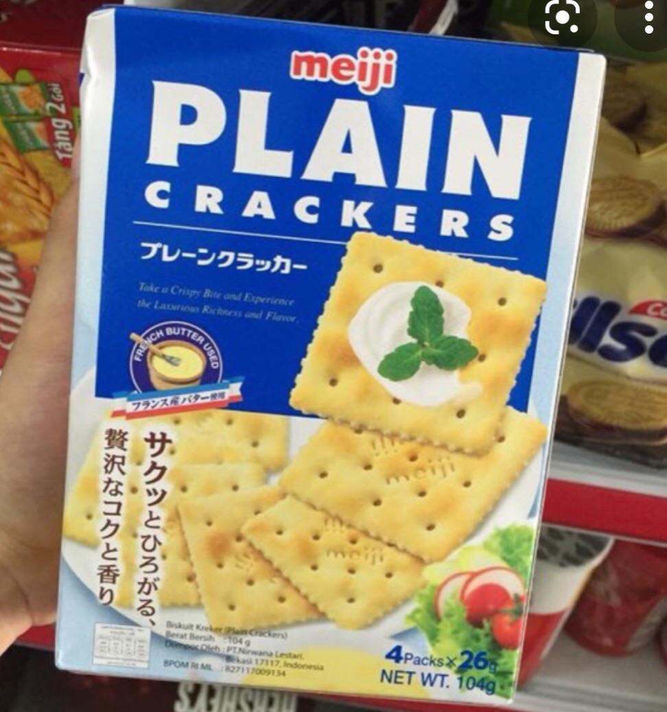 Bánh Meiji plain 104g