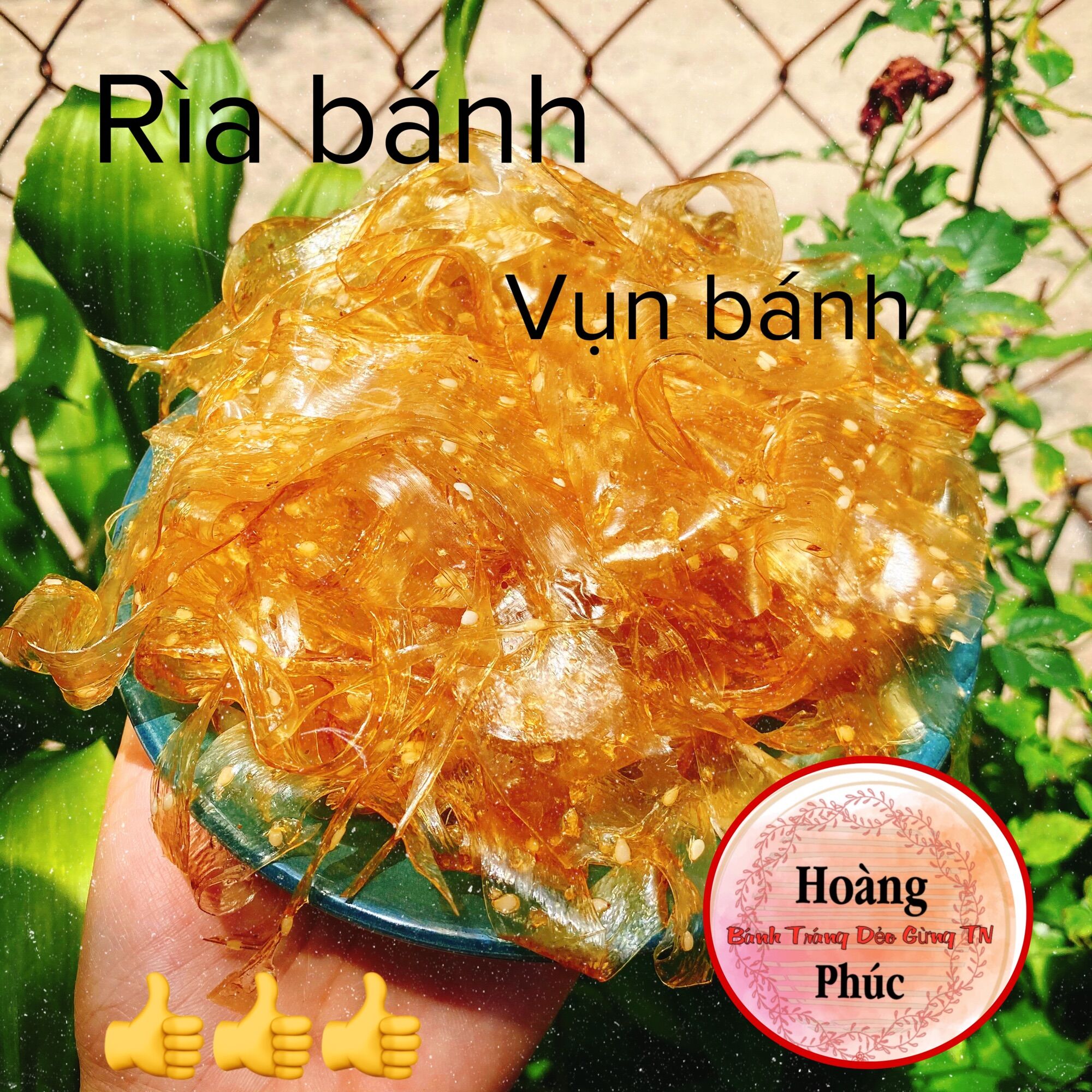 Bánh tráng dẻo gừng - bánh vụn, rìa bánh - 500g ngon đặc biệt 💥💥💥