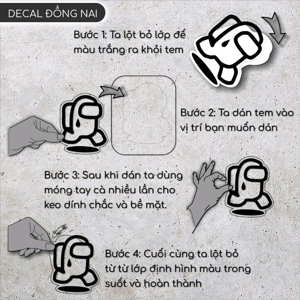 Tem Dán phuộc gắp Xe máy HONDA -YAMAHA