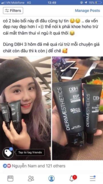 Kem Chống Nắng DBH SPF50 50ml