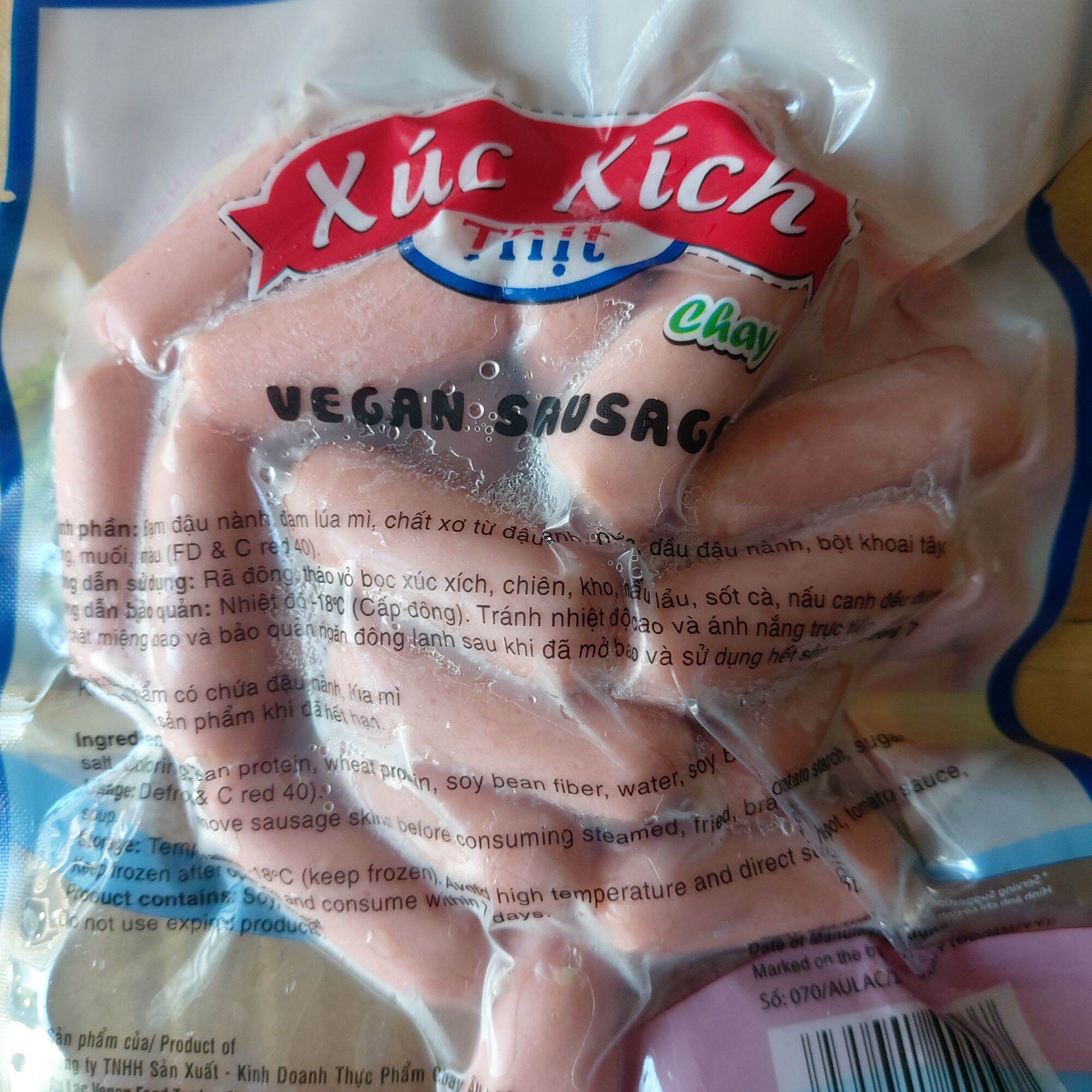 Xúc Xích Thịt Chay Âu Lạc 200g/1kg