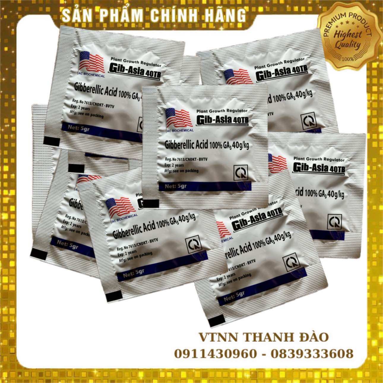 COMBO 10 viên sủi GA3 kích thích tăng trưởng cây trồng