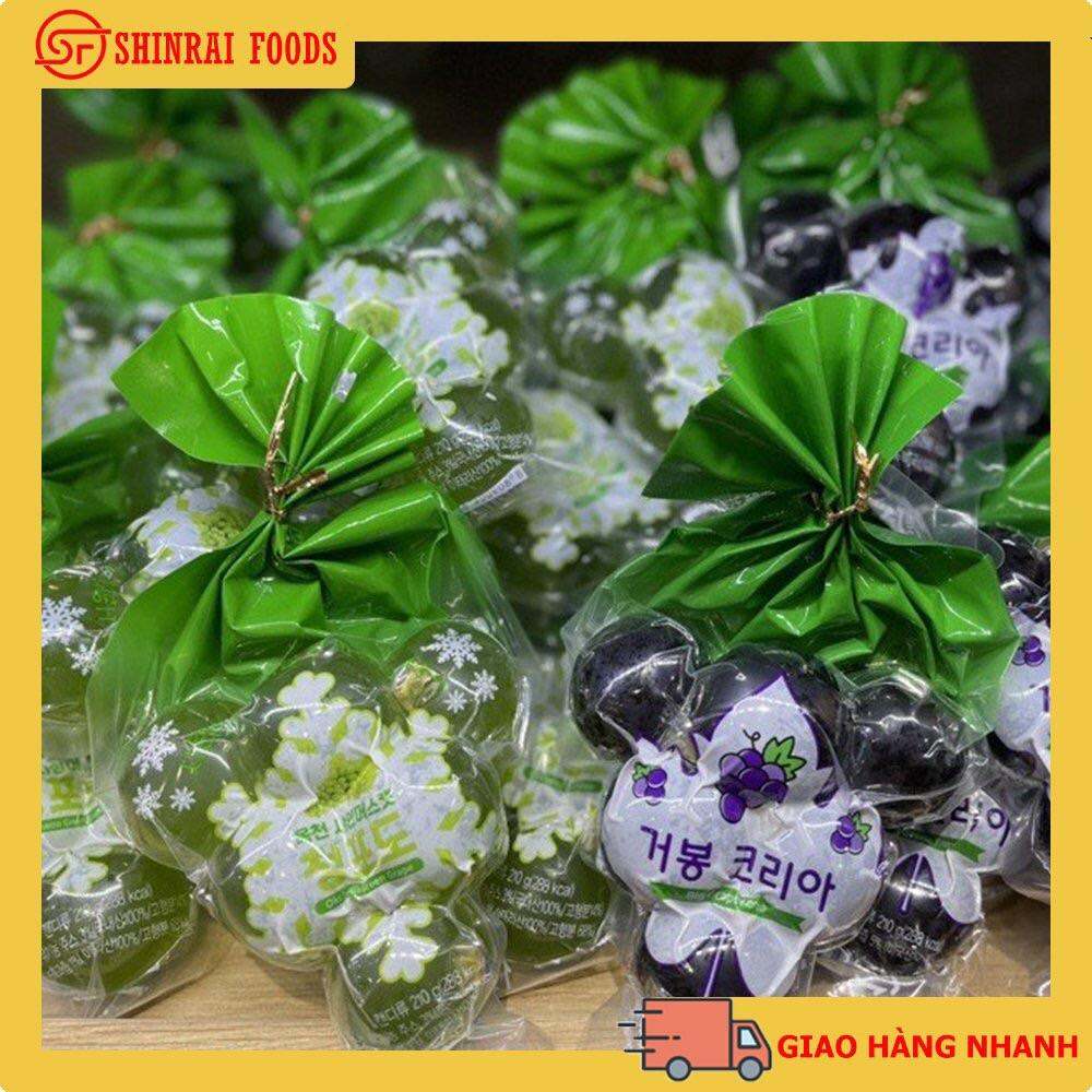 Thạch nổ nho Kyoho 7 viên Hàn Quốc