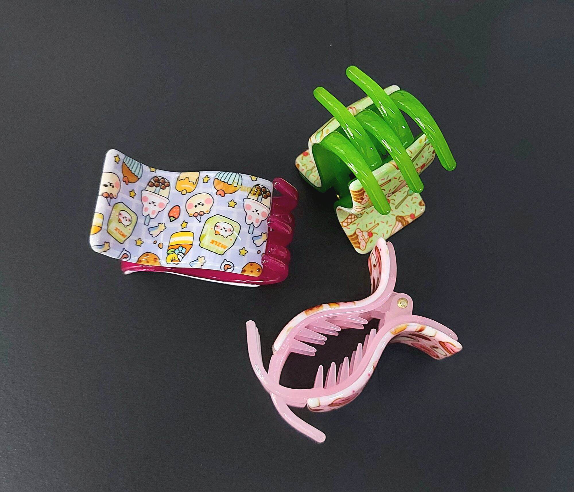 (Giá Sỉ) Combo 12 Cây Kẹp Tóc Càng Cua 03