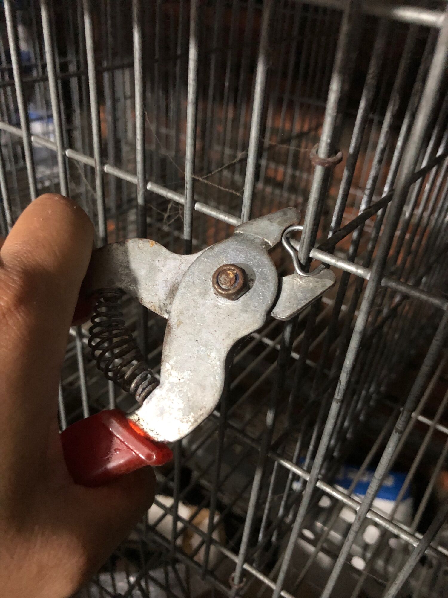 Kìm bấm ghim lồng nuôi thú cưng