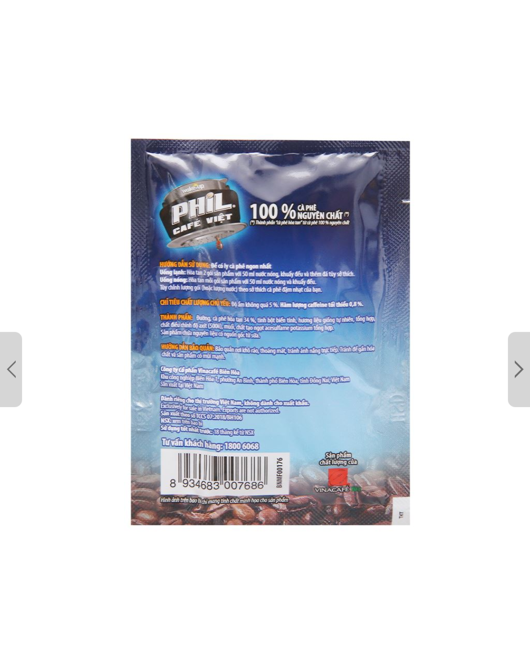 ComBo 2 Hộp Cà Phê Đen Phil Thơm Ngon Sánh Đậm (15gói x 16gram) DATE MỚI