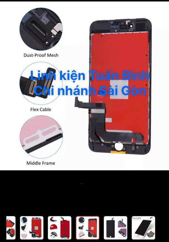 màn hình ip 6-7-8 plus (trắng) đẹp 9/10 màn zin