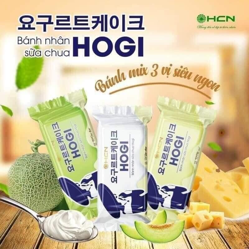 Bánh sữa chua hogi 3 vị đặc biệt - sữa chua - phô mai - dưa lưới