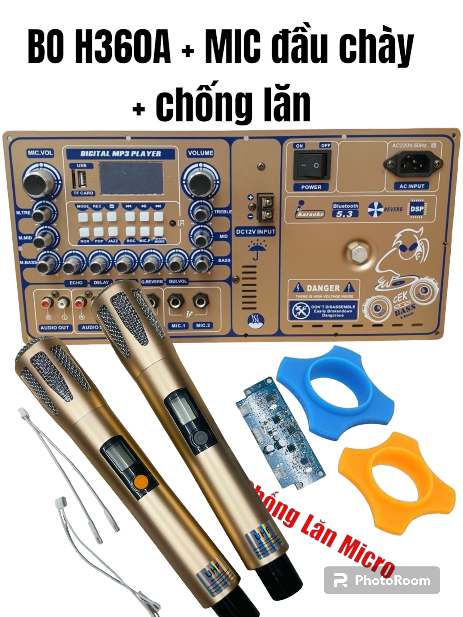 Micro loa kéo UHF Q36, Q38 thân full kim loại chống rỉ ,chống hú tốt , xóng xa ổn định