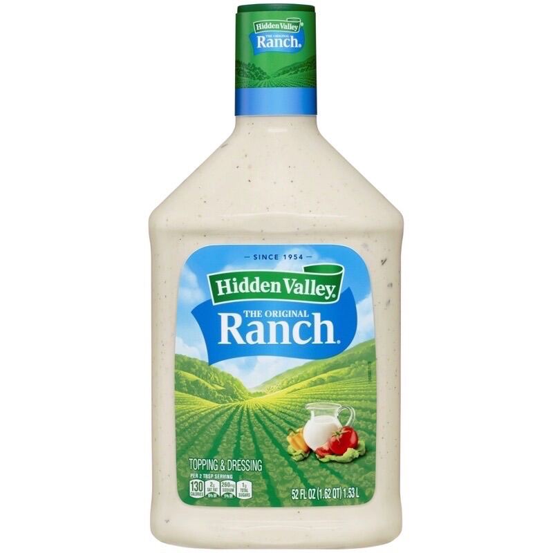 Sốt Ranch Mỹ sốt trộn Salad Hidden Valley Ranch Mỹ 1.18L Hàng Bay Air