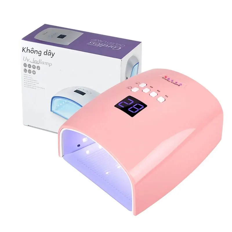 Sạc uv led móng tay đèn 66w không dây dụng cụ làm móng tay chuyên nghiệp cho gel ba lan móng tay nghệ thuật sử dụng tại nhà và salon