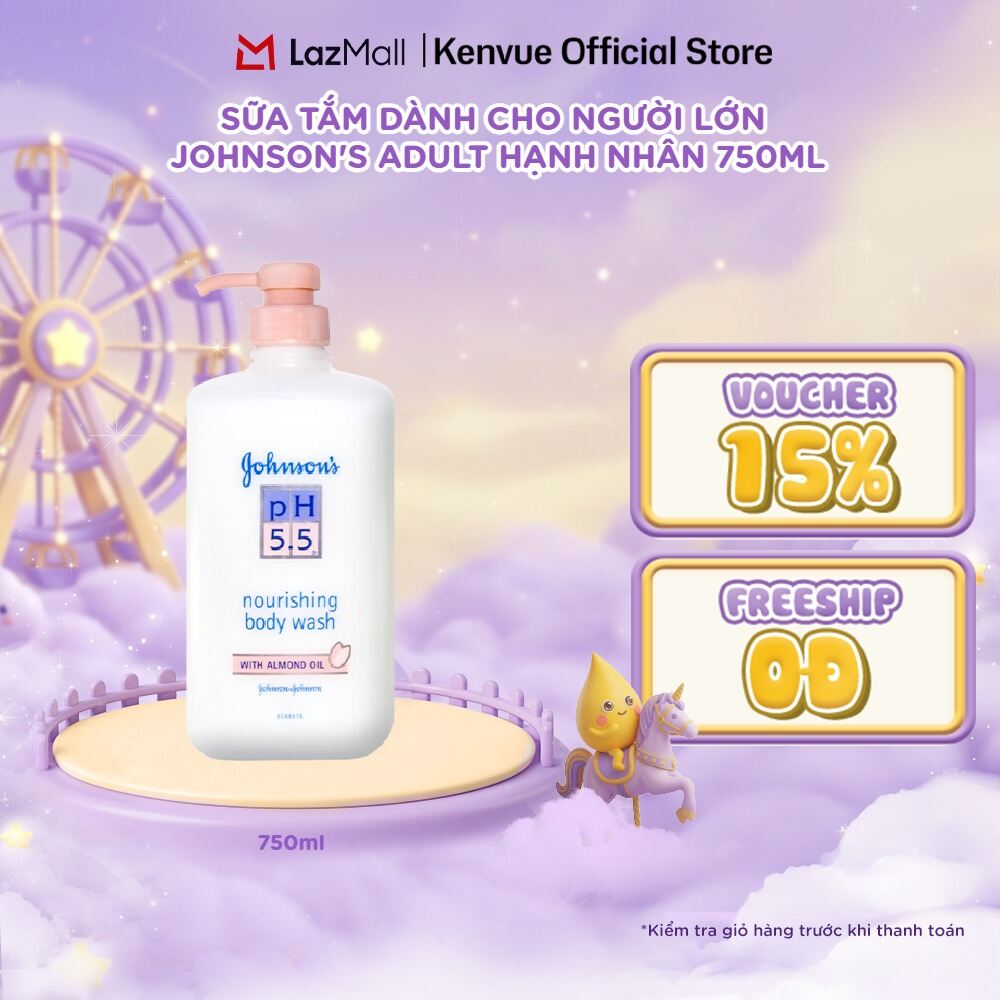 Sữa Tắm Người Lớn Dầu Hạnh Nhân Ph5.5 - Dung Tích 750ml