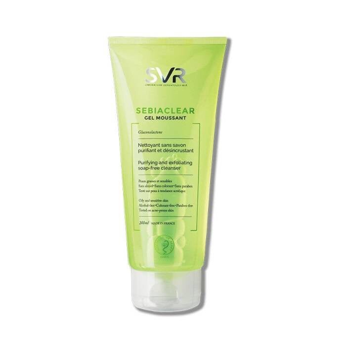 SVR Gel rửa mặt dành cho da dầu Sebiaclear Moussant 55ml