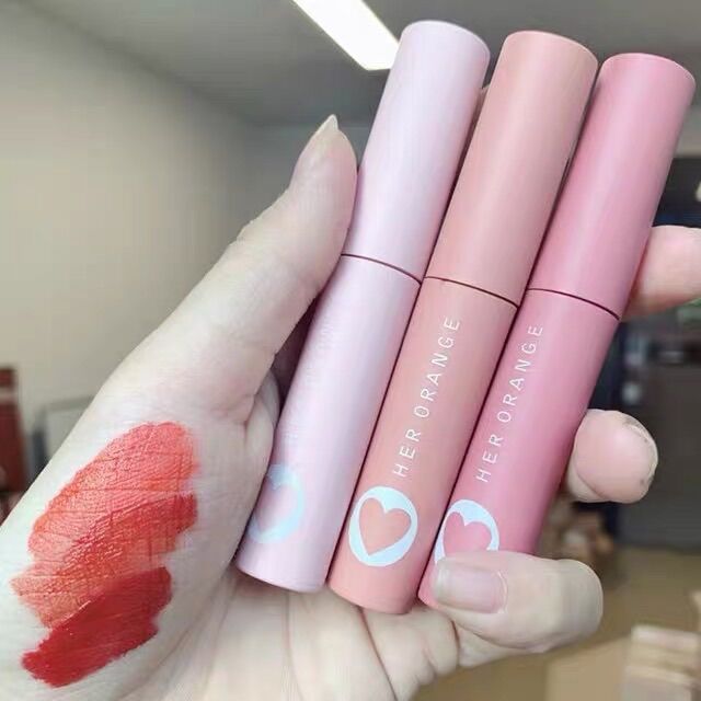 Set 3 Thỏi Son HERORANGE Lì Mịn Như Nhung
