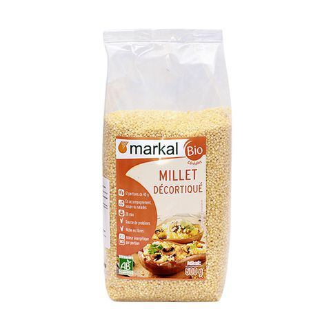 Hạt Kê Hữu Cơ Markal cho bé ăn dặm