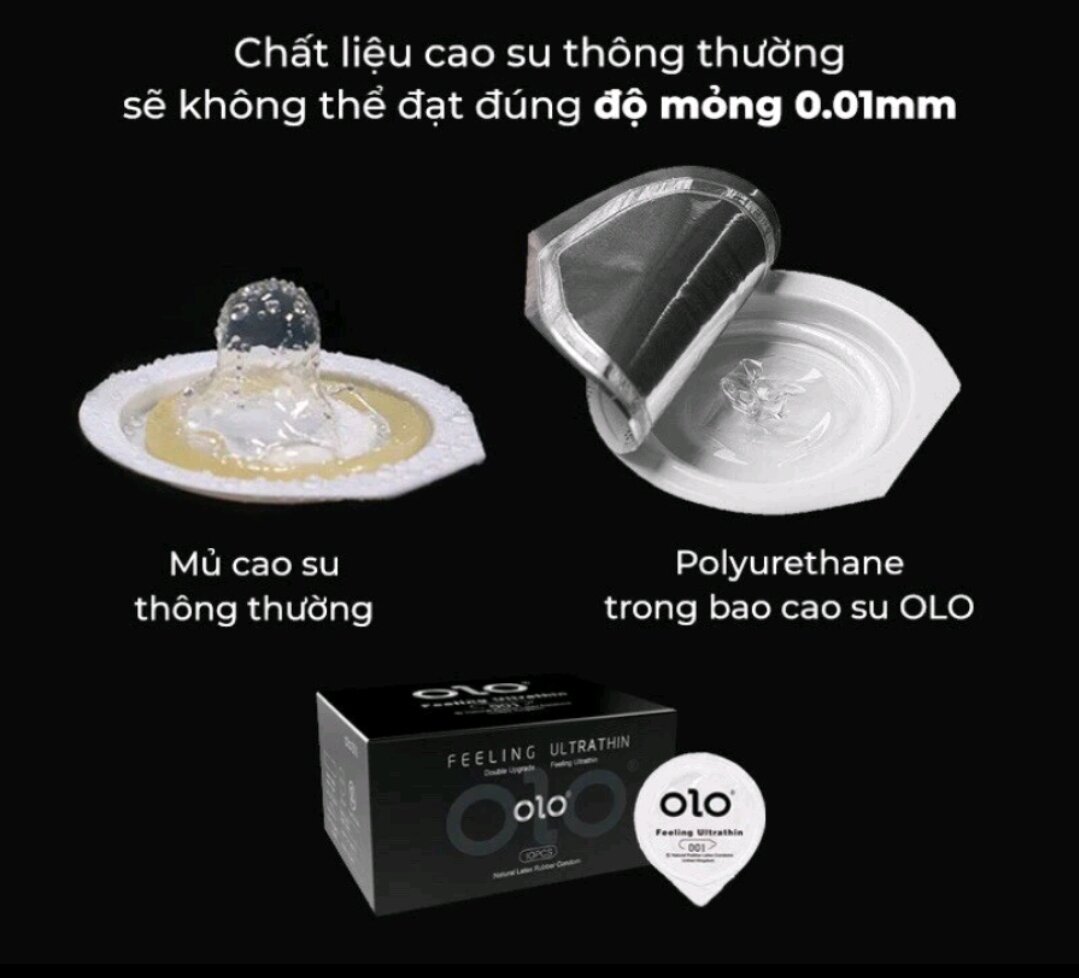 Bao cao su Olo đen