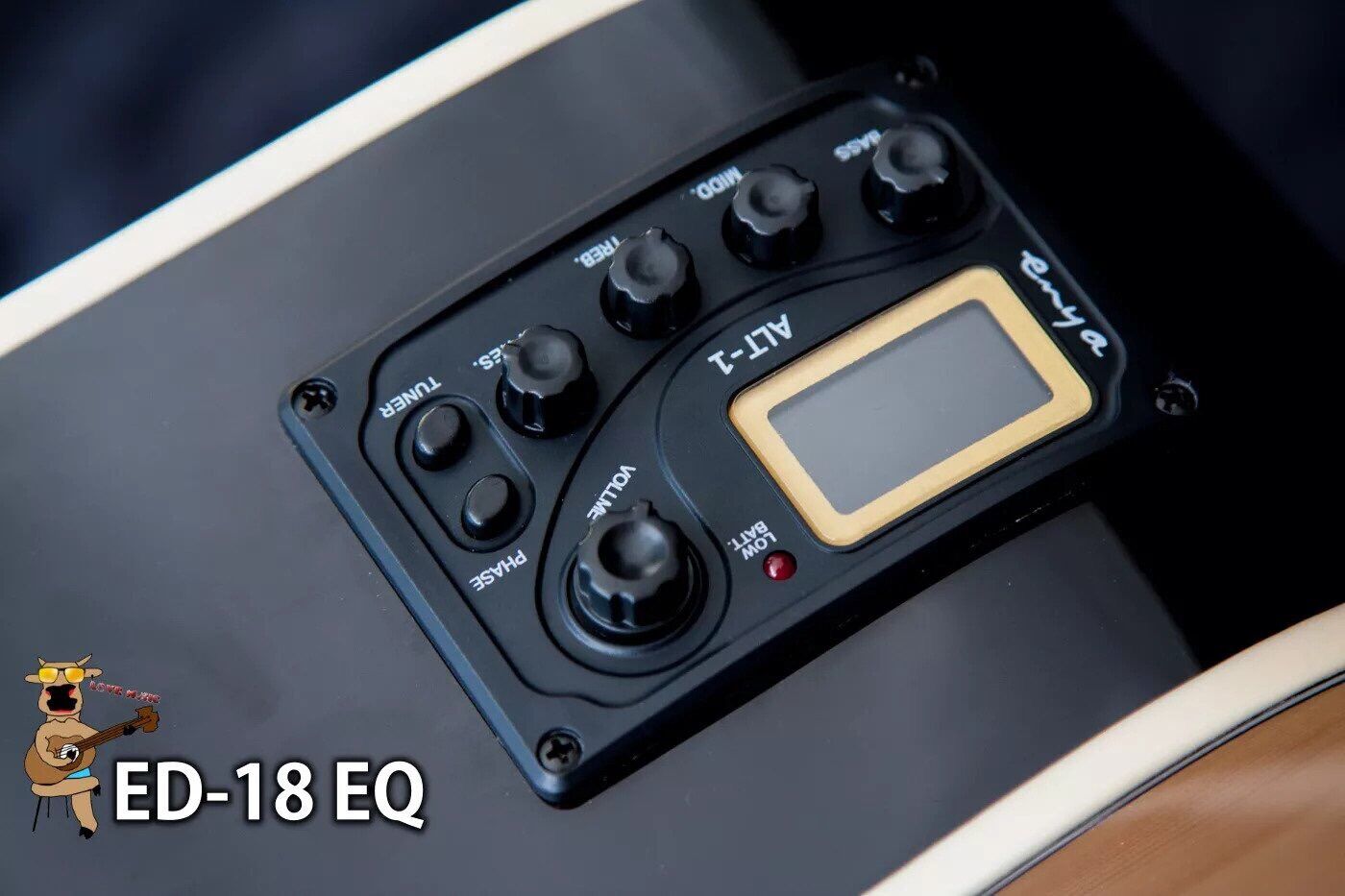 Đàn Guitar Acoustic Enya ED-18 chính hãng (Tích hợp EQ)