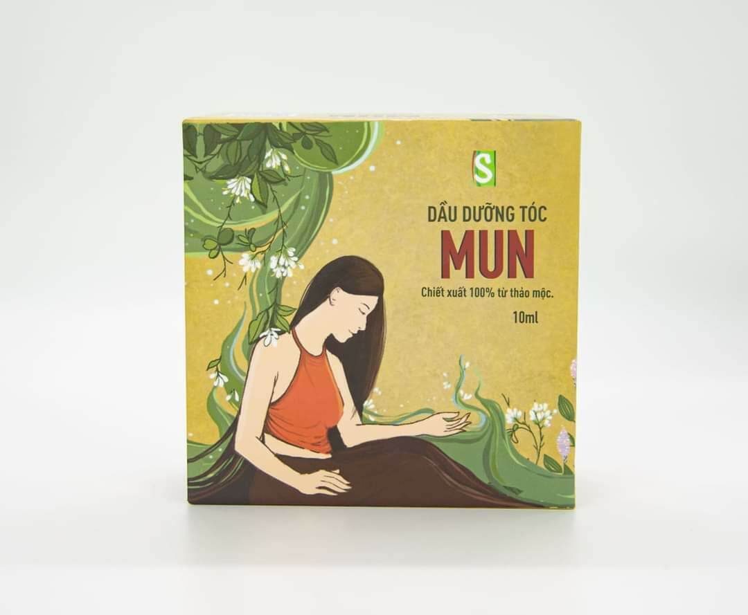 [CHÍNH HÃNG] Dưỡng tóc MUN 10ml HTX Sinh Dược, dưỡng tốc tự nhiên chắc khỏe