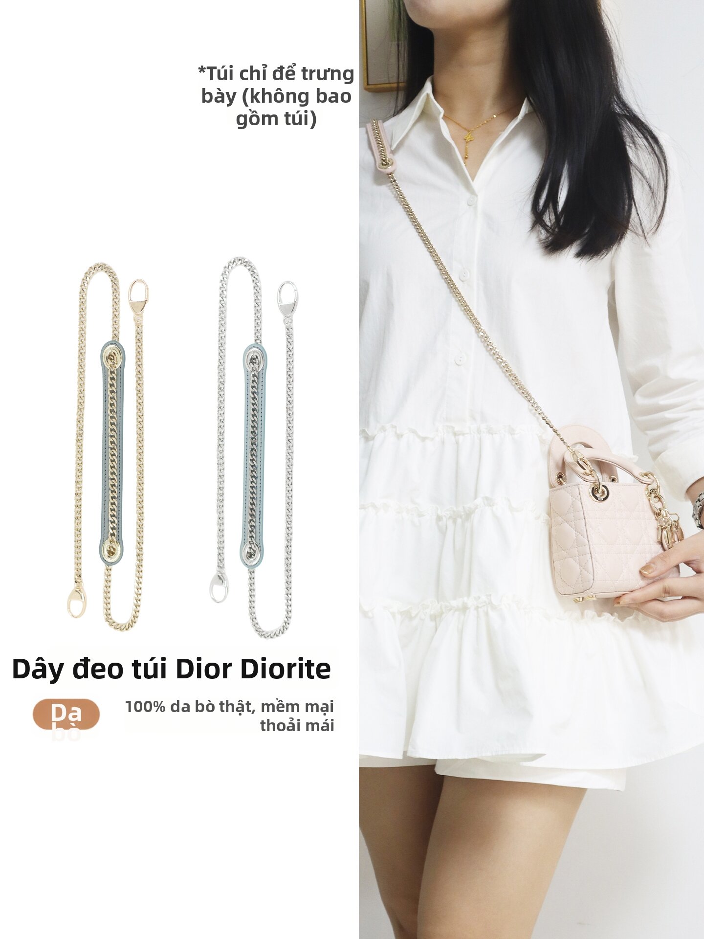 [YUESIHUI | Replaceable Metal Chain Shoulder Strap for Clutch Bag,YUESIHUI | Replaceable Metal Chain Shoulder Strap for Clutch Bag,] Giá 693,000 Đồng*Miễn phí vận chuyển